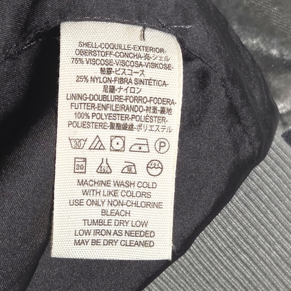 Free People Ruched Velvet Bomber Jacket Gray Zip-Up Size L - Picture 16 of 16